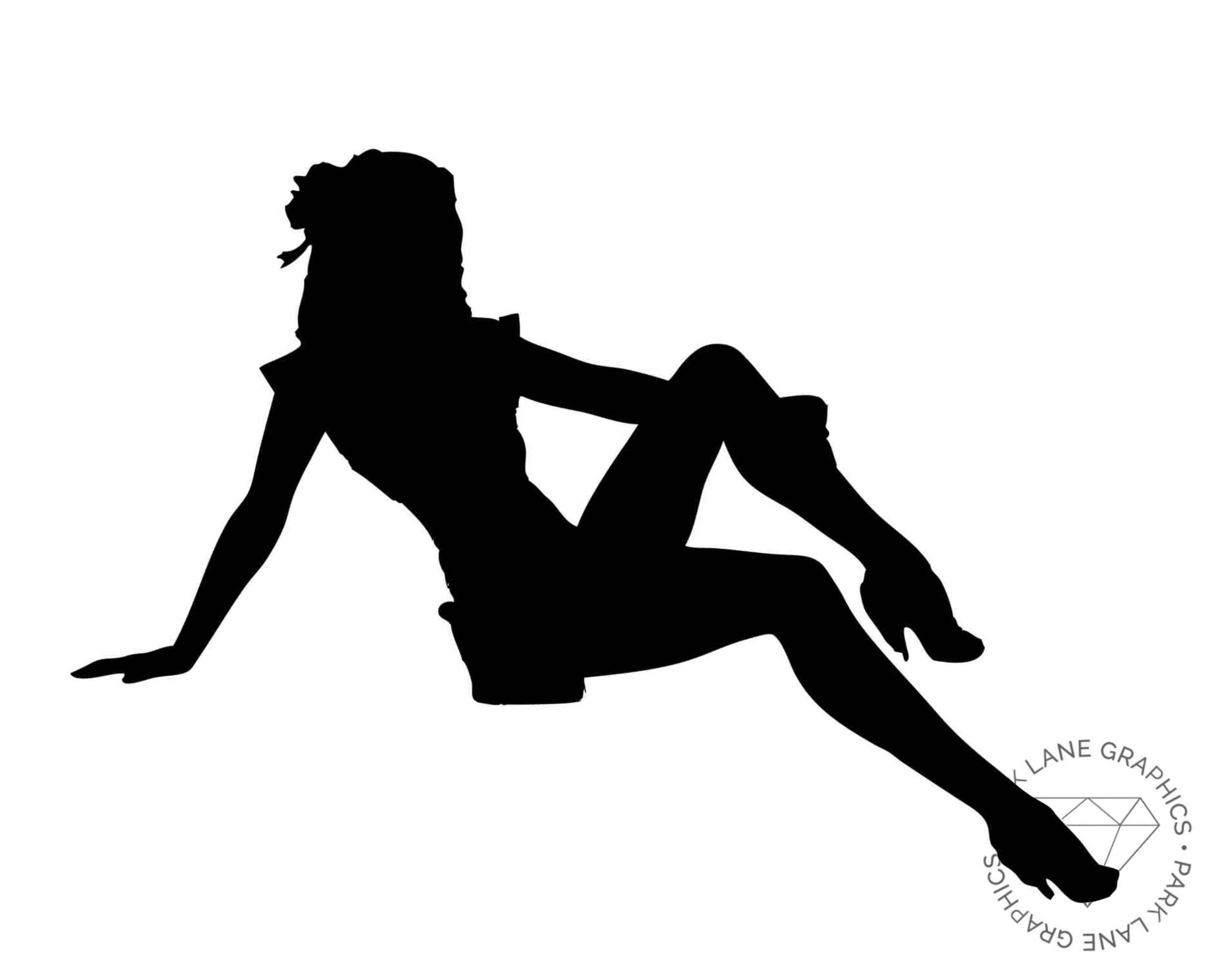 Pin up Girl 1 Vinyl Sticker Decal Fashion Laptop MacBook Etsy
