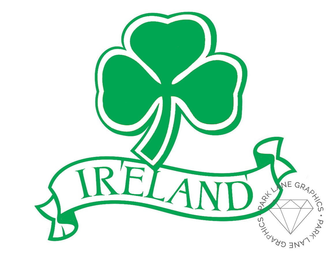 Ireland Badge Vinyl Sticker Decal Ireland Laptop Macbook Etsy
