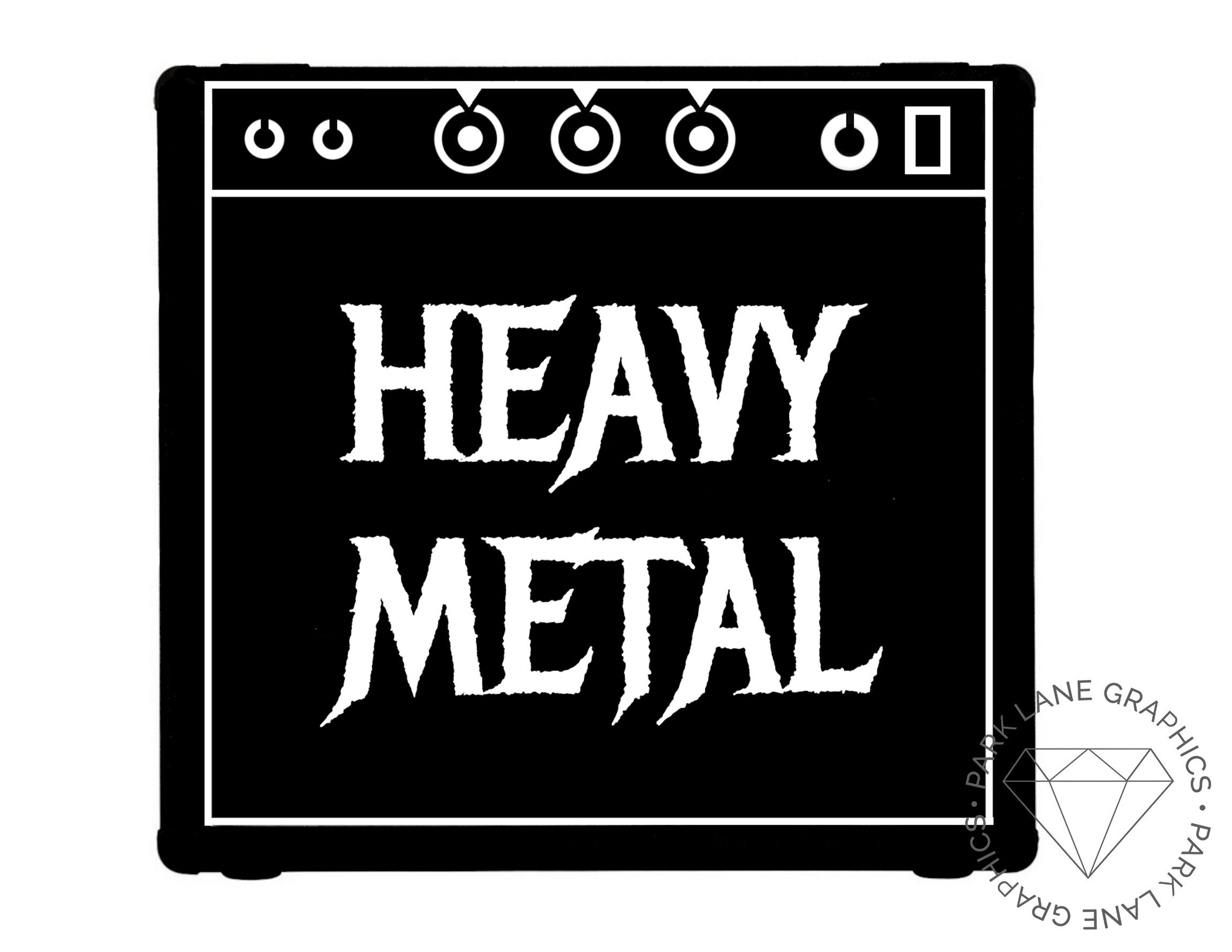 Amplifier 1 Vinyl Sticker Decal Heavy Metal Laptop Etsy