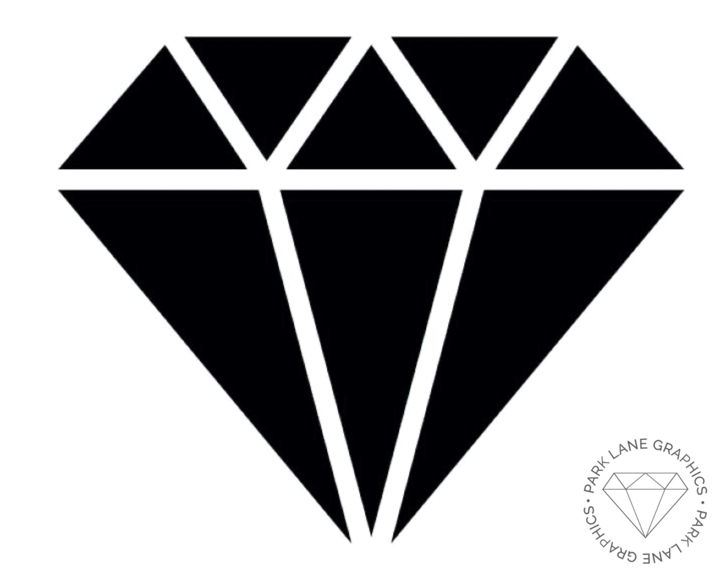 Diamond 1 Vinyl Sticker Decal Luxury Jewellery Laptop Etsy