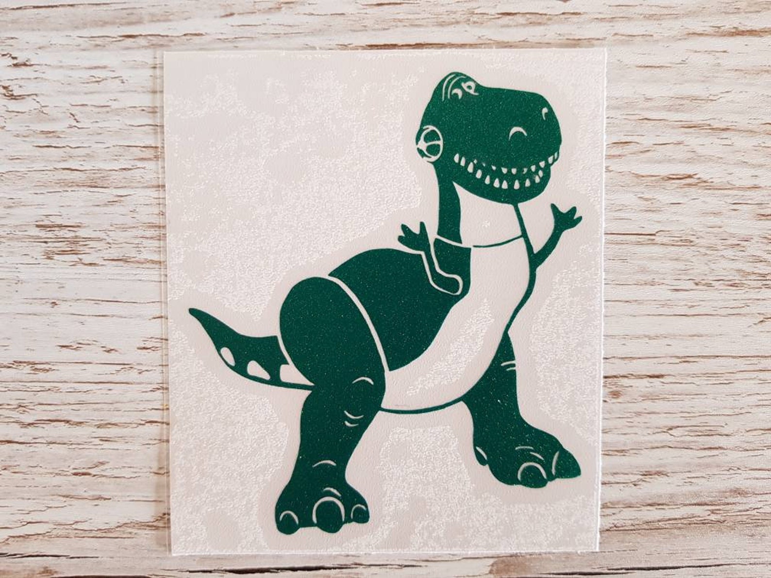 Rex Vinyl Sticker Decal Toy Story Childrens Car Decal Etsy