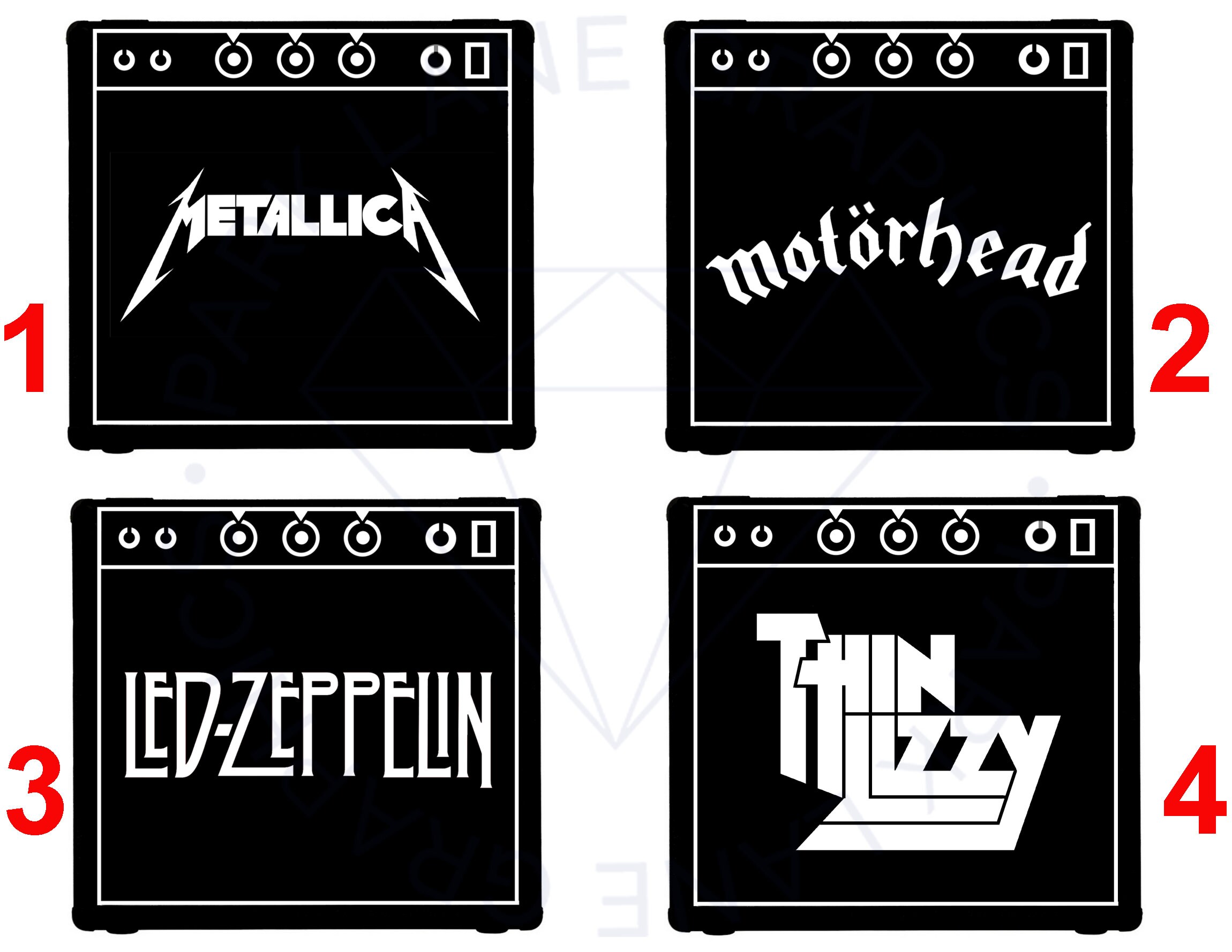 Amplifier Custom Band 2 Vinyl Sticker Decal Band inspired Etsy