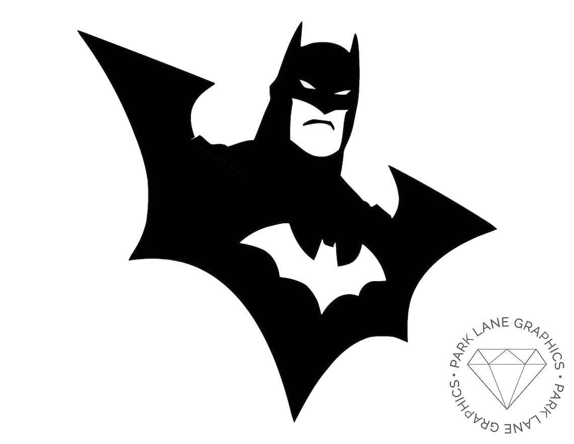 Batman Vinyl Sticker Decal 2 DC Comics Superhero Laptop Etsy