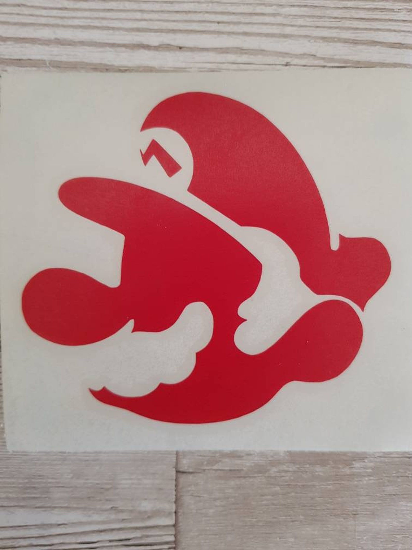 Mario Vinyl Sticker Decal 1 Gaming Car Decal Water Etsy
