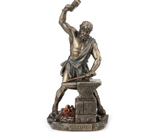 Bronzed Hephaestus Statue: Ancient Greek God Sculpture