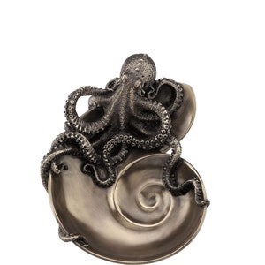 Bandeja Decorativa Concha de Polvo Nautilus