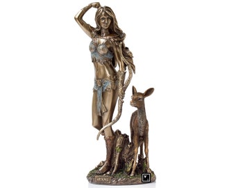 Estatua de Artemisa Figura 24,5 cm Estatua de bronce