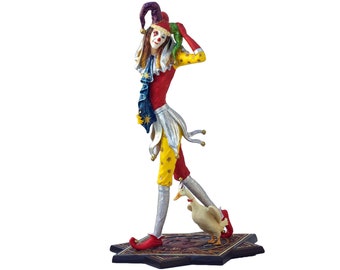 Narrenclown met beeldje eend - Veronese Design