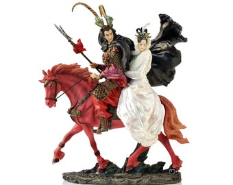 Lu Bu  and Diao Chan Statue, Romance of the Three Kingdoms, The Three Kingdoms Sculpture