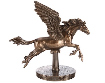 Pegasus Figurine Bronze Sculpture Statue.Pegasus The winged Horse Figurine Statue.