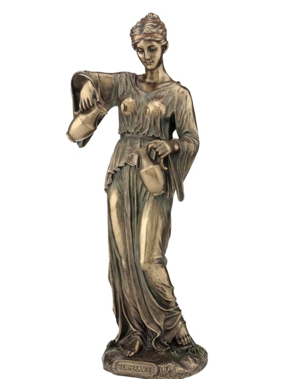 Four Cardinal Virtues Statues (prudence, Fortitude, Temperance) - Etsy