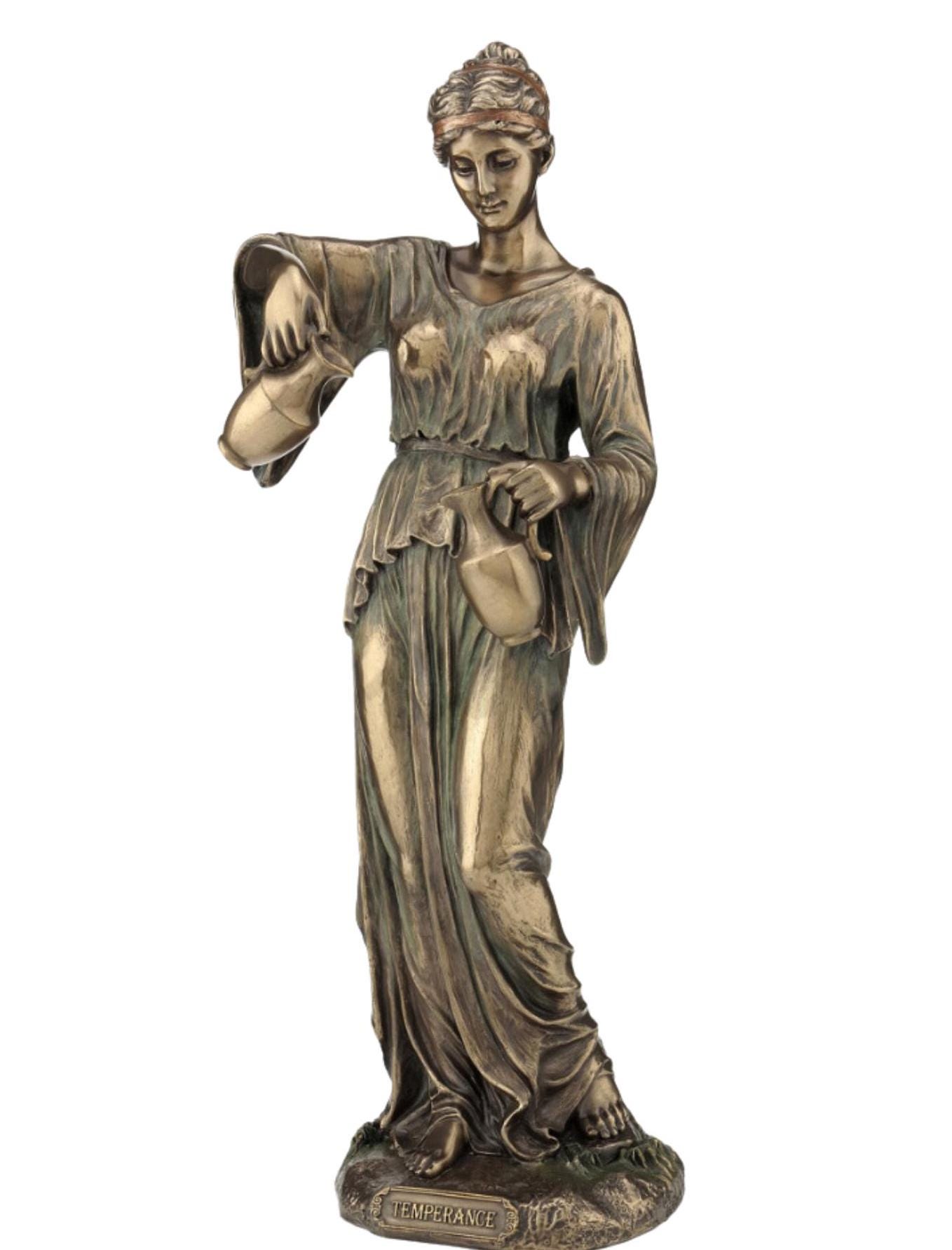 Four Cardinal Virtues Statues (prudence, Fortitude, Temperance) - Etsy