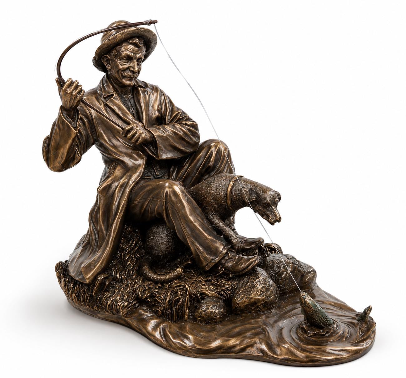 Fisherman statue - Etsy 日本