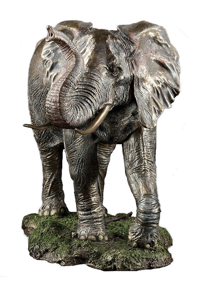 Large Elephant Bronzed Statue.large Elephant Sculpture. Etsy