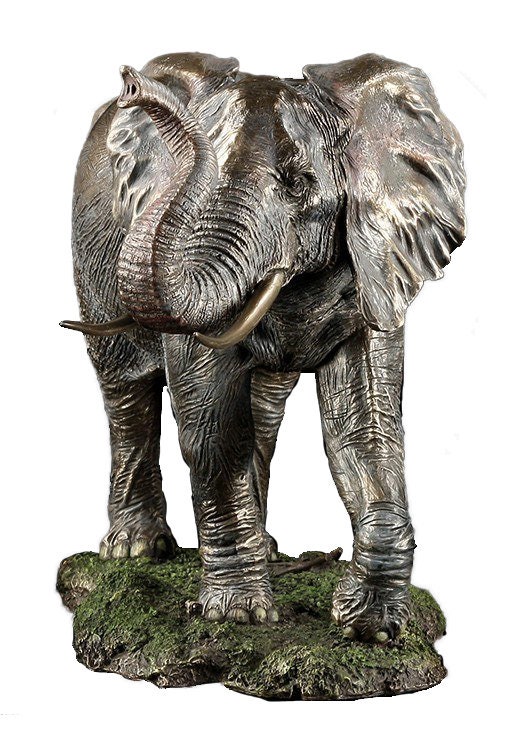 Large Elephant Bronzed Statue.large Elephant Sculpture. Etsy