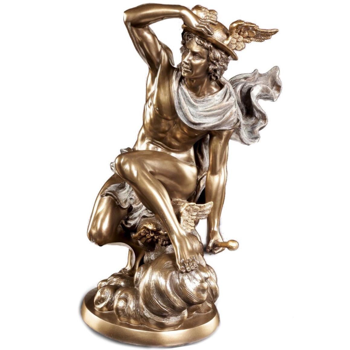 Hermes Bronzed Statue.hermes Bronzed Sculpture.hermes