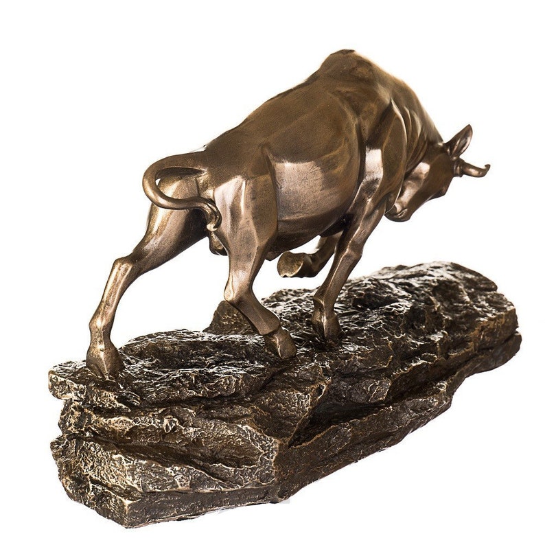 Bull and Bear Bronze Sculpture Statue Figurine.bull Market Etsy UK