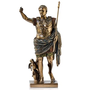 Standbeeld Augustus van Prima Porta: koudgegoten bronzen beeldje