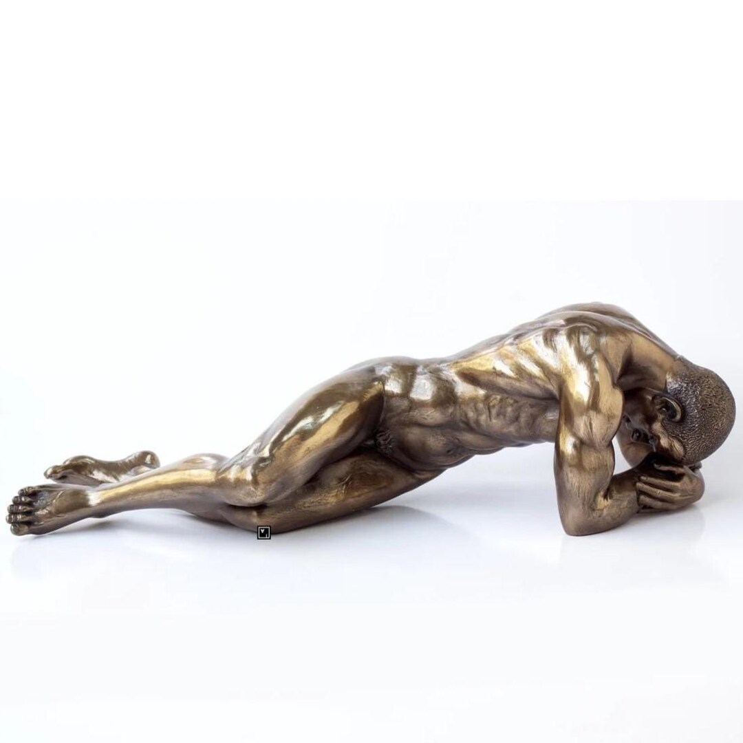 Nude Man Lying Prone Artistic Nudes Sculpture - Etsy