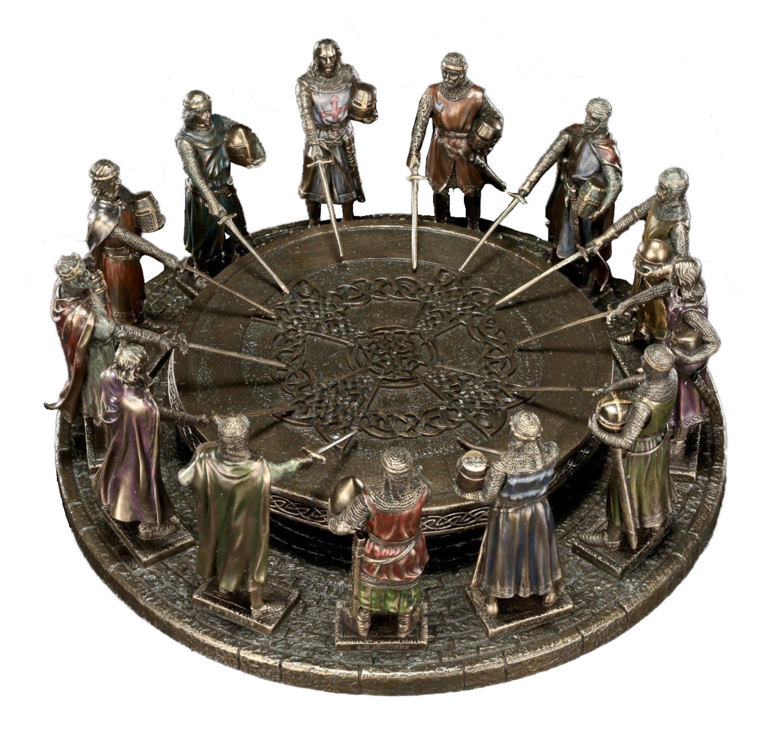 Le roi Arthur avec 12 chevaliers de la Table Ronde Etsy France