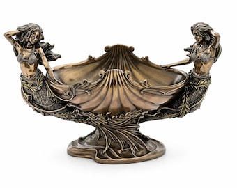 Art Nouveau Bowl with Mermaids.