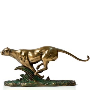 Running Panther Statue