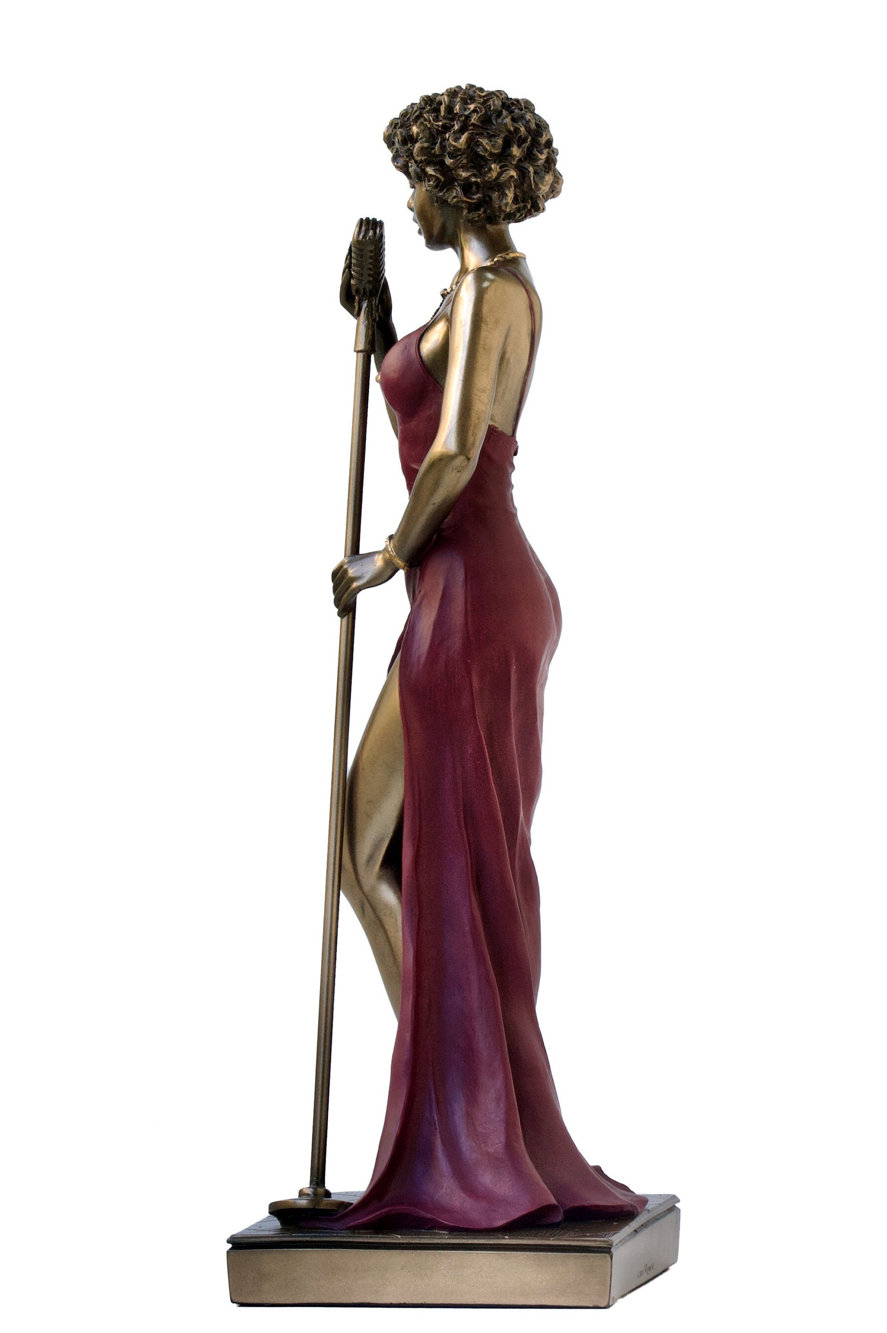 12.25 Inches Female Jazz Singer Statue. - Etsy