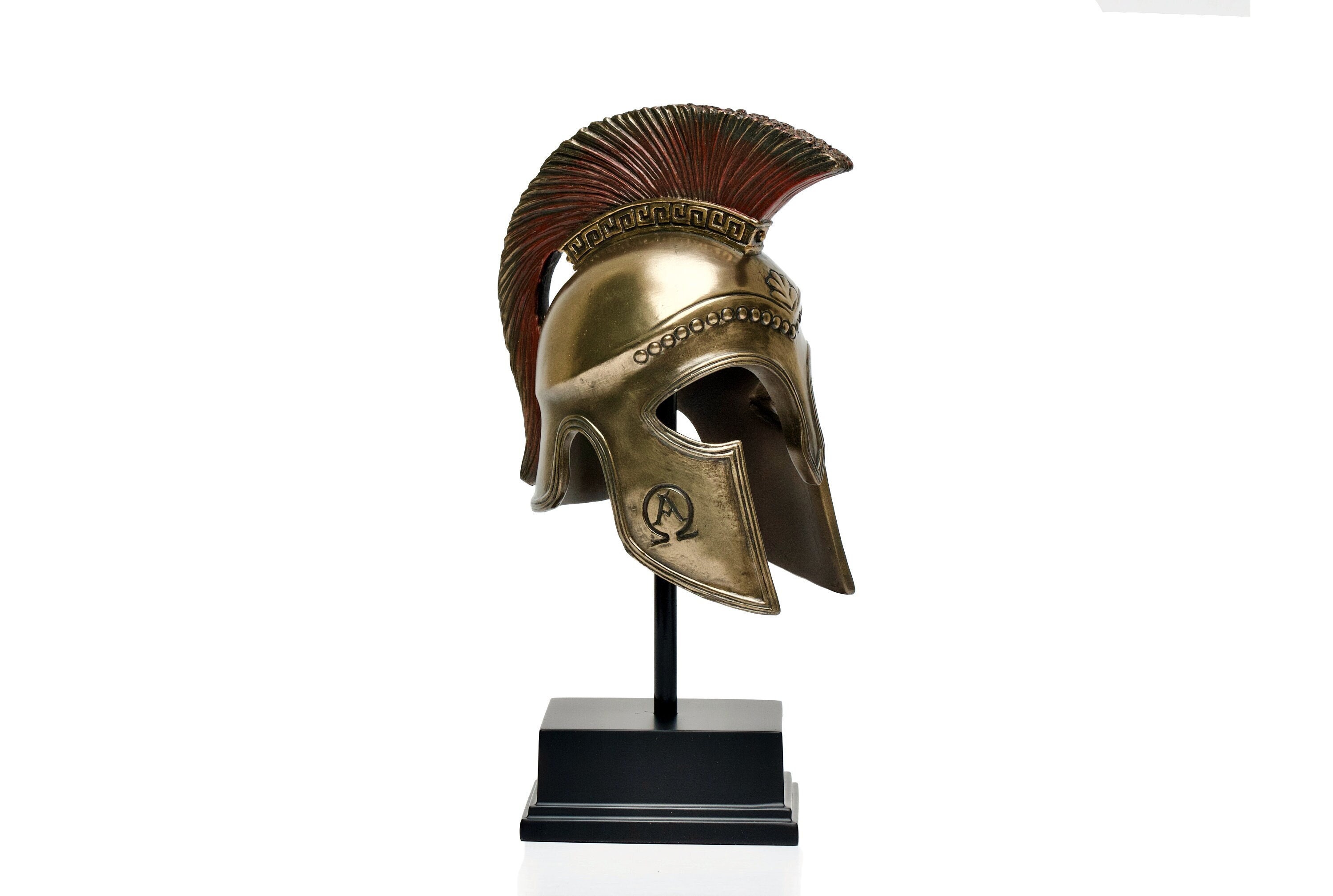 Greek Hoplite Helmet With Stand.spartan Helmet - Etsy, image size:3000x2018