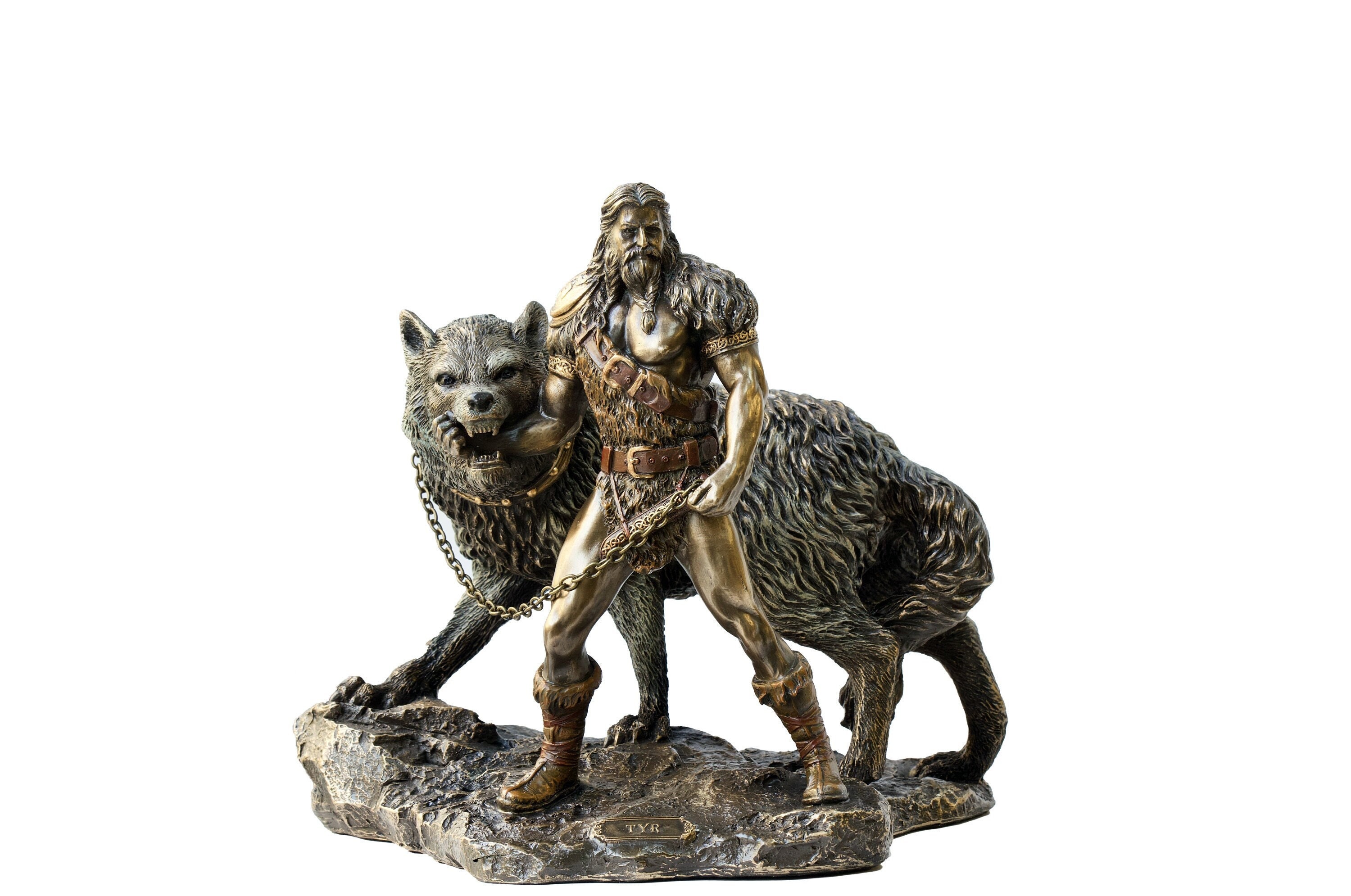 Tyr, Norse God Of War Wooden Statue – Vikings of Valhalla US