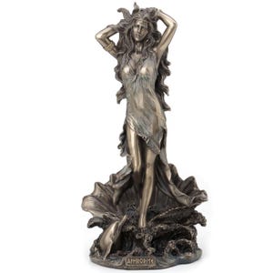 Aphrodite Figurine Statue.Bronze Aphrodite Sculpture. Olympian goddess of love Bronze