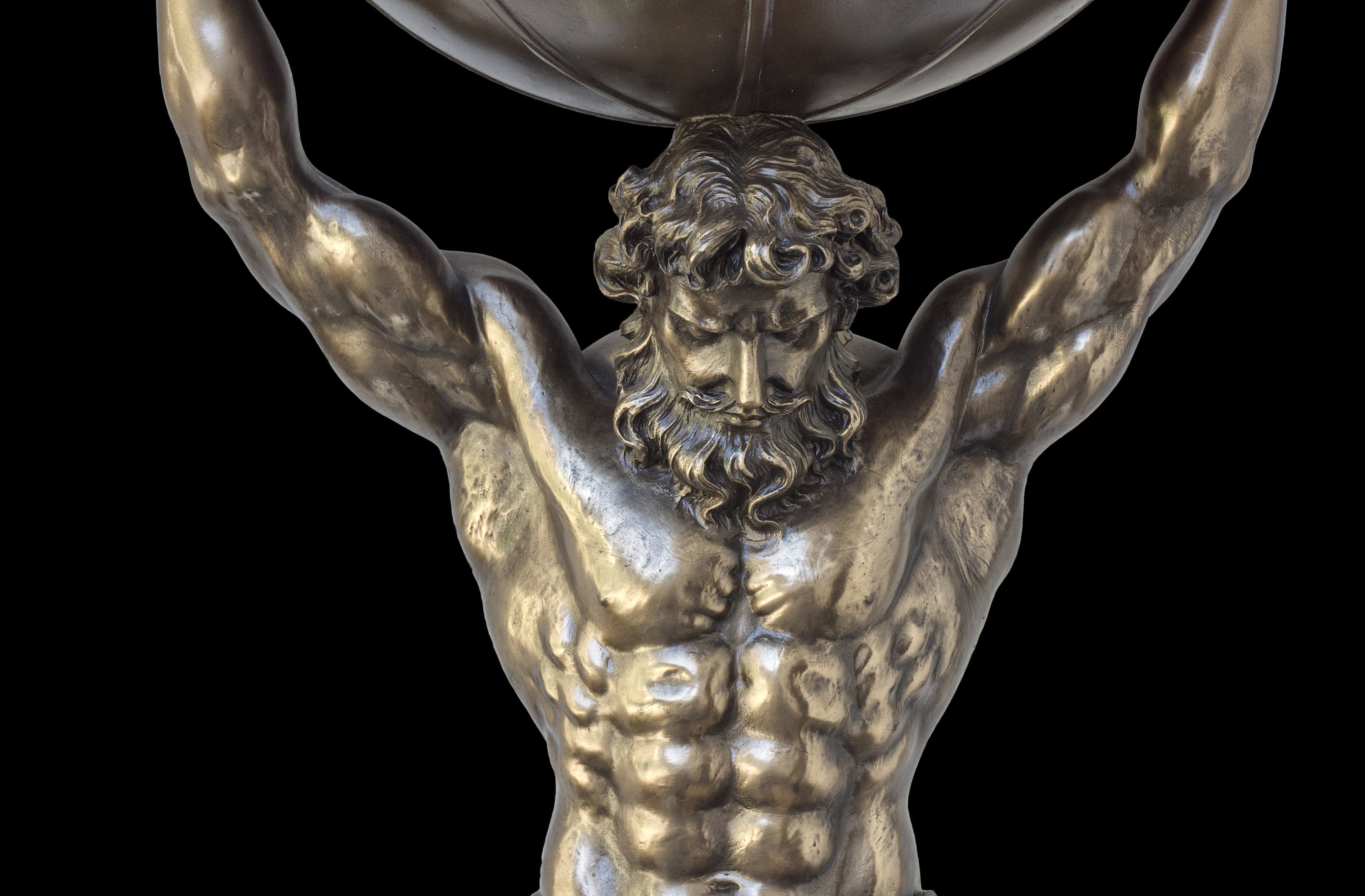 AtlasἌτλας,Titan, 高さ80 cm,アトラース 24.60 Inches Large Atlas Titan Statue. Greek Mythology Atlas Titan