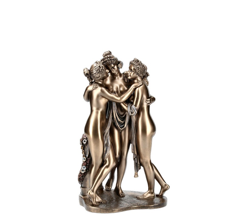 and Aglaia. Thalia The Three Graces Figurine by Antonio Canova Statue