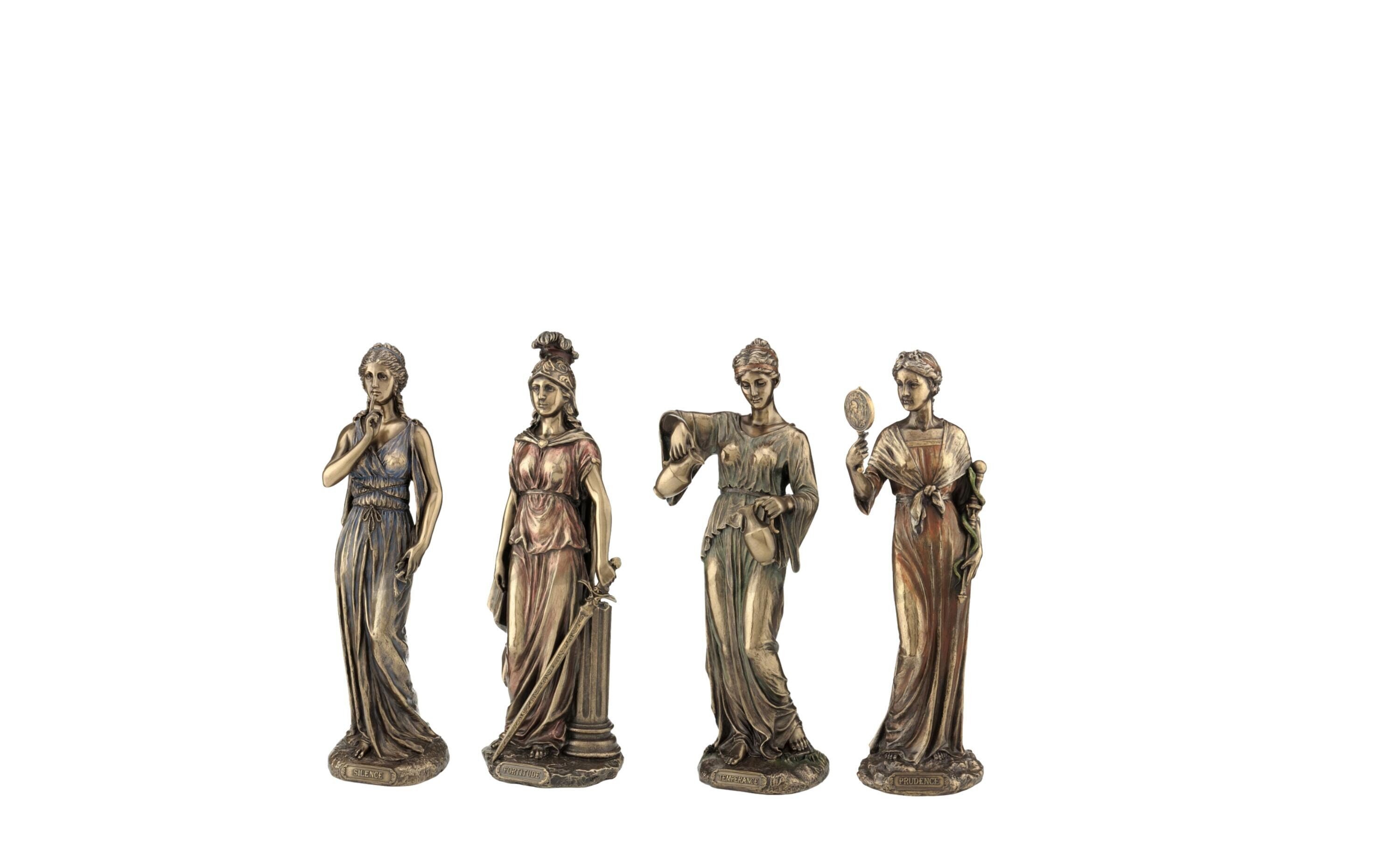 Four Cardinal Virtues Statues (prudence, Fortitude, Temperance) - Etsy