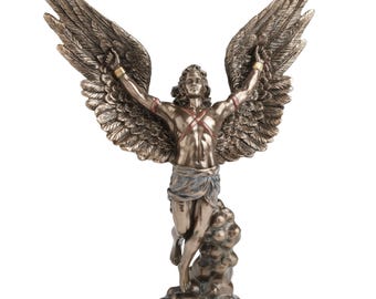 Icarus Statue Greek Mythology Sculpture, Flight of Icarus Figurine, Winged Greek God Decor, Daedalus Myth Gift