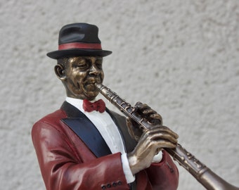 クラリネット奏者　ジャズバンド　ブロンズ　　　　楽器　置物 il_fullxfull.4542158155_b0nh.jpg