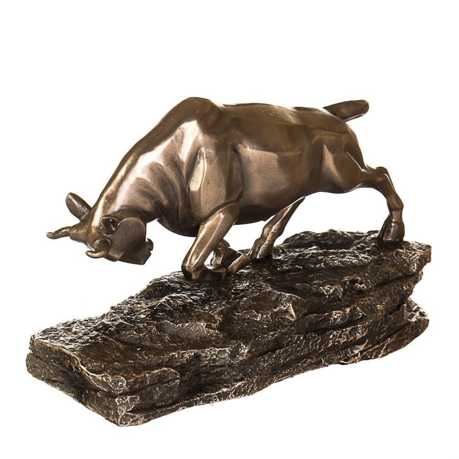 Bull and Bear Bronze Sculpture Statue Figurine.bull Market Etsy UK