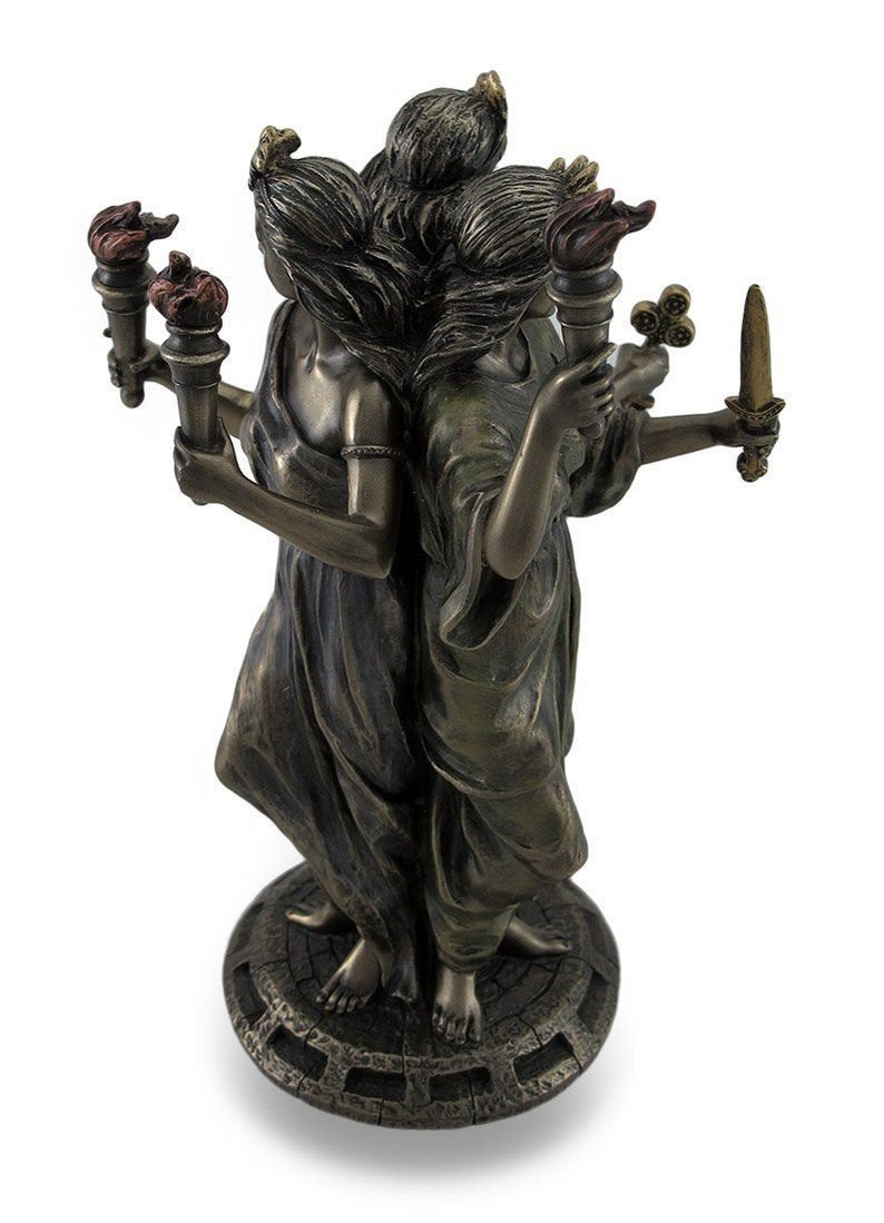 Hecate Statue Figurine goddess of magic Bronze Figurine. Etsy