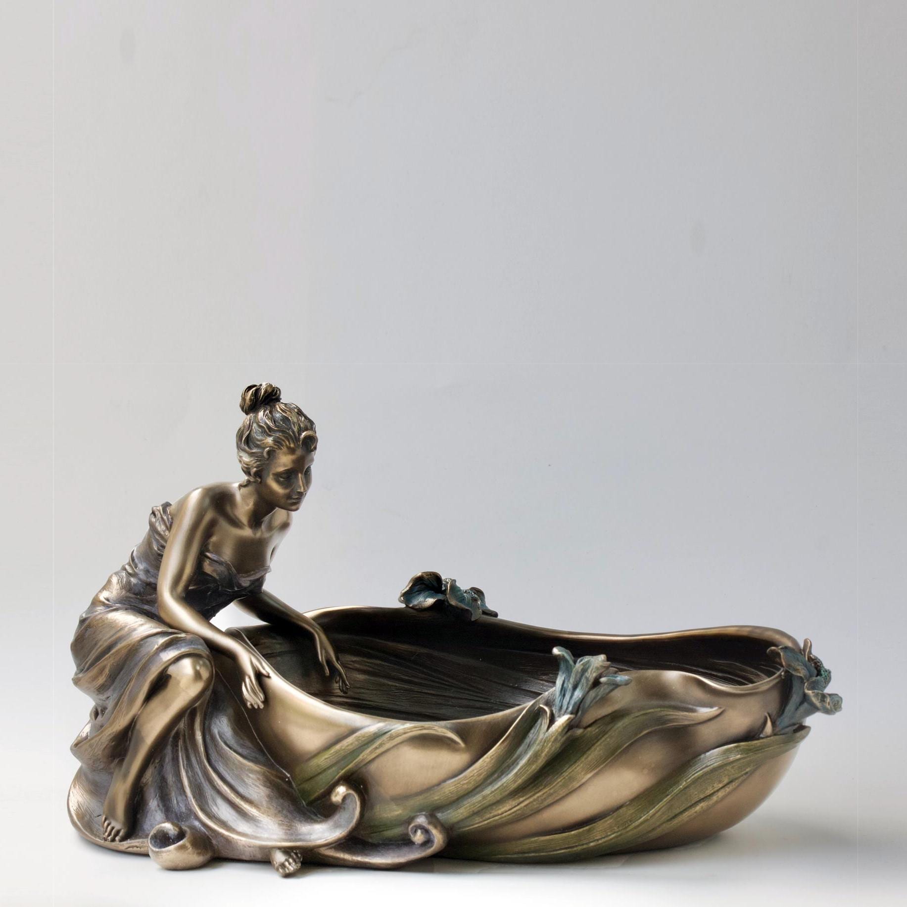 アールヌーボー風　女性彫刻リング　プレゼント　アート　ヴィーナス　ビーナス アールヌーボー風 女性彫刻リング プレゼント アート ヴィーナス