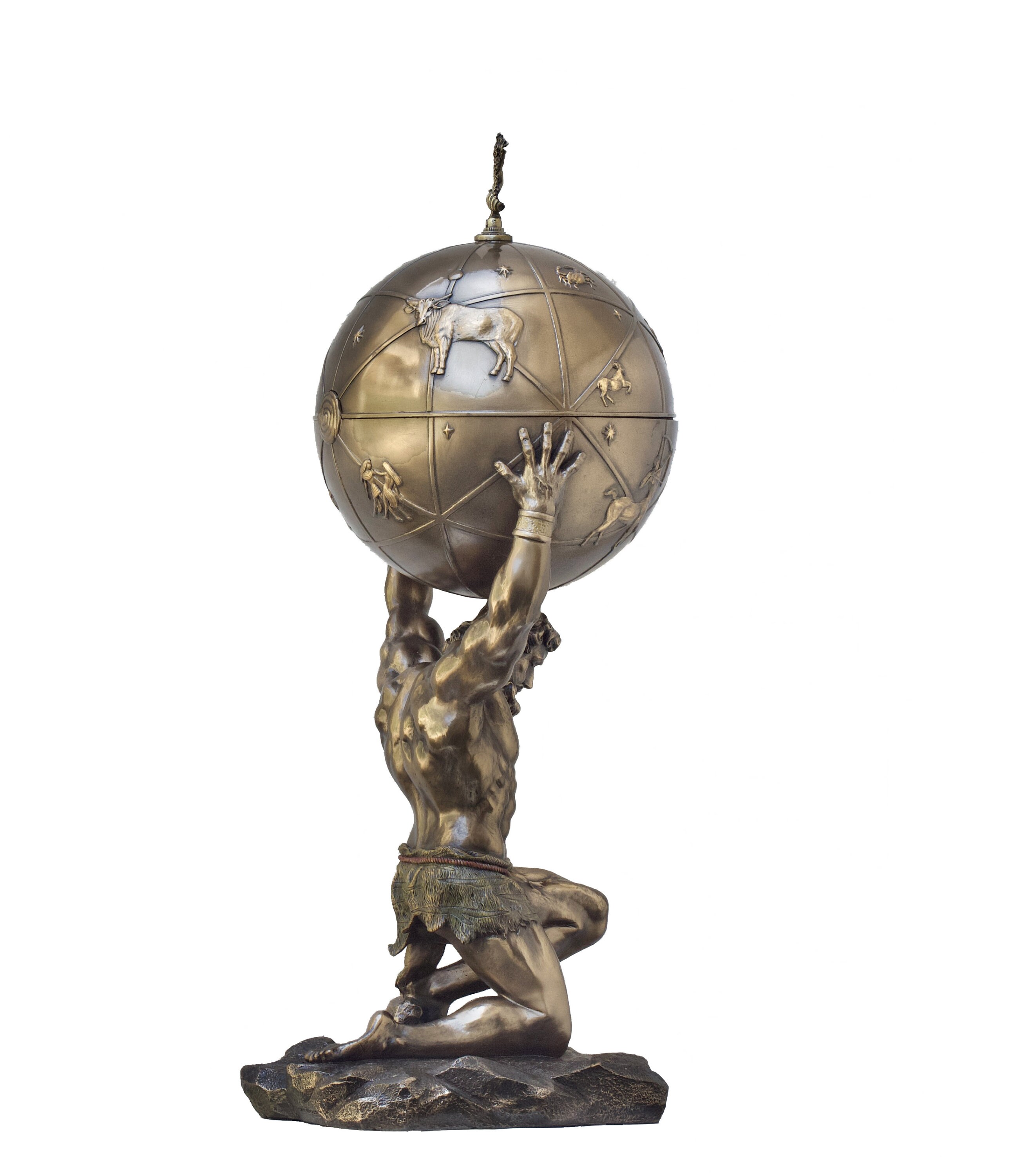 AtlasἌτλας,Titan, 高さ80 cm,アトラース 24.60 Inches Large Atlas Titan Statue. Greek Mythology Atlas Titan