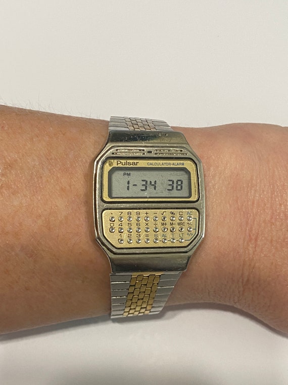 Vintage 1970's Pulsar Y739-5019 Calculator-alarm Watch - Etsy