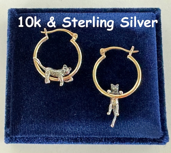 Orecchini A Cerchio Soul-Cats Con Modello Sottile - Design Minimal E Versatile, Diametro 40mm - Foto 12