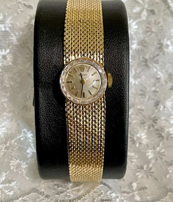 Rolex Ladies 14k Solid Yellow Gold Bracelet Cockta