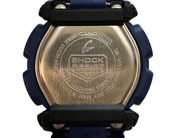Blue Casio G-shock DW-9052-2V Digital Watch Featuring a Durable