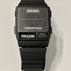 Seiko Wristtalk 1980's Rare A964-4A00 Watch - Etsy India
