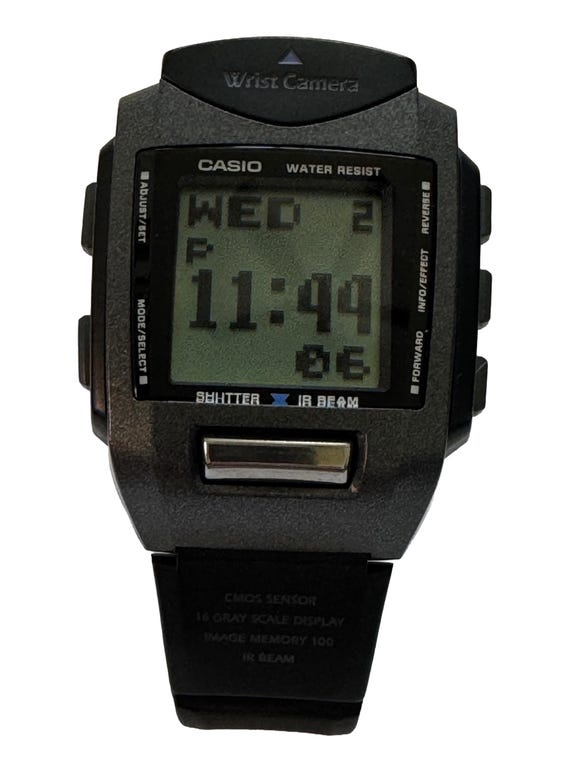 Casio WQV-1 Wrist Camera Watch, 2000 Digital Photogra… - Gem