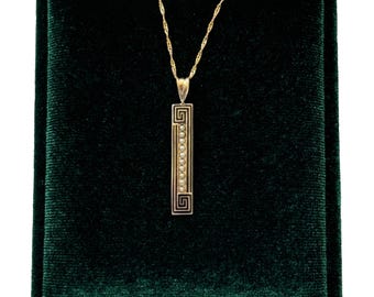 Antique Victorian Mourning Conversion Pendant With Black Enamel & Seed Pearls- Victorian Era Jewelry