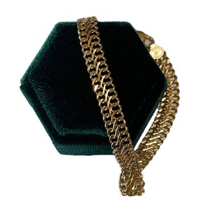 Vintage Italian 10k Rose Gold Fancy Chain Bracelet (7 1/4&quot;)