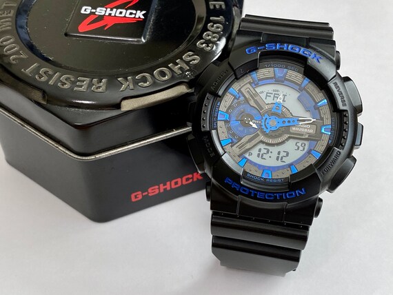 Dark blue g shock new arrivals