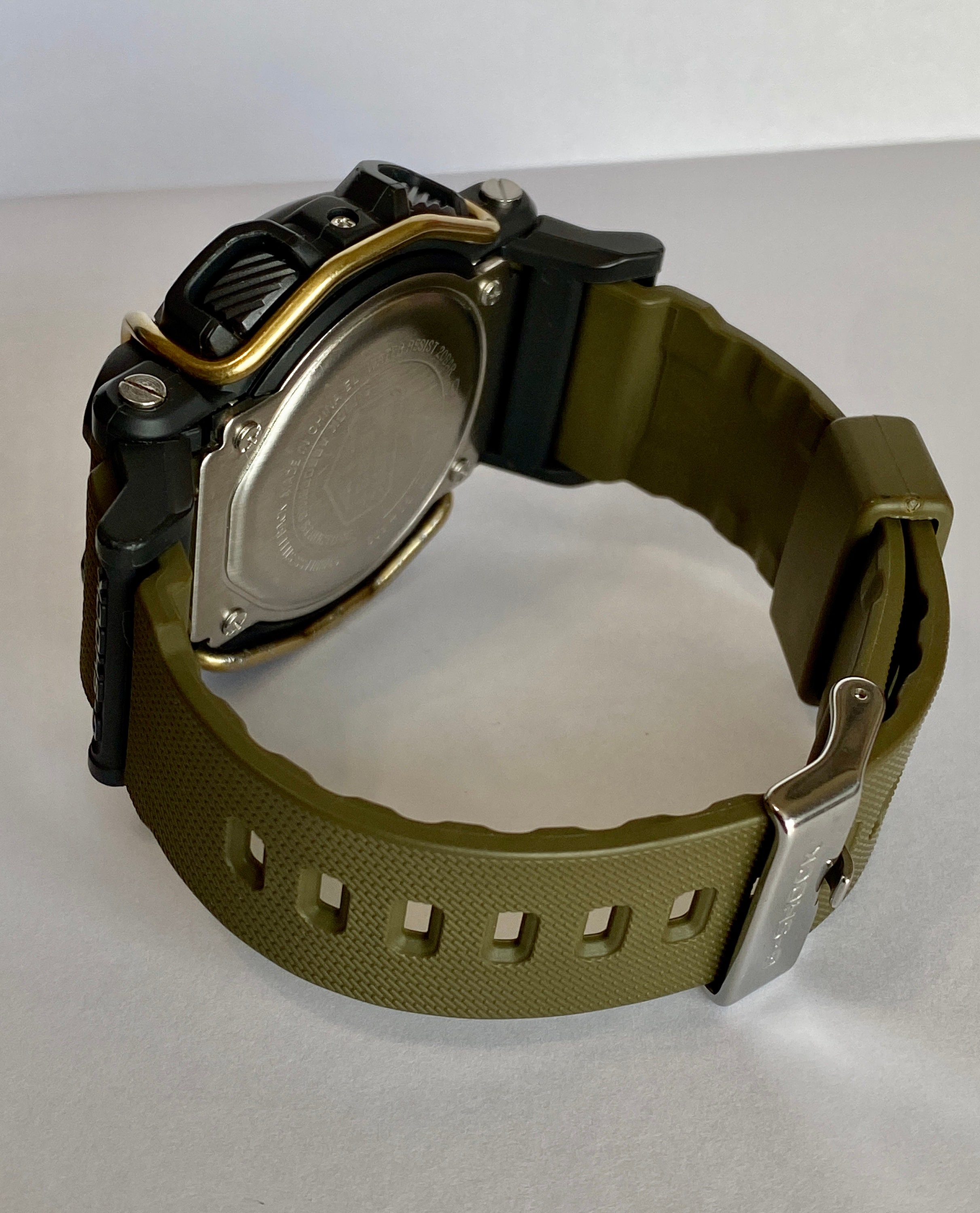 Buy Casio 3434 GD 400 Army Green Black face Protectors Series