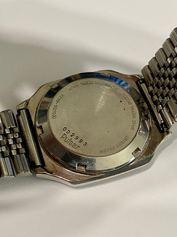 Vintage 1970's Pulsar Y739-5019 Calculator-alarm Watch - Etsy